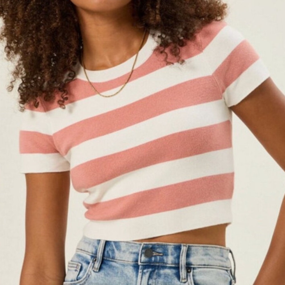 Altar’d State Stripe Knit Crop sweater, NWOT